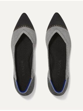 Rothy's The Point Gray Mist Cap-toe Ballet Flat Women’s Size 10